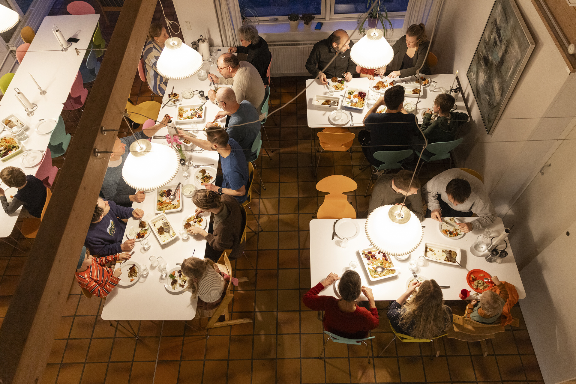 Plads til alle. Der er albuerum i det sjællandske bofællesskab.