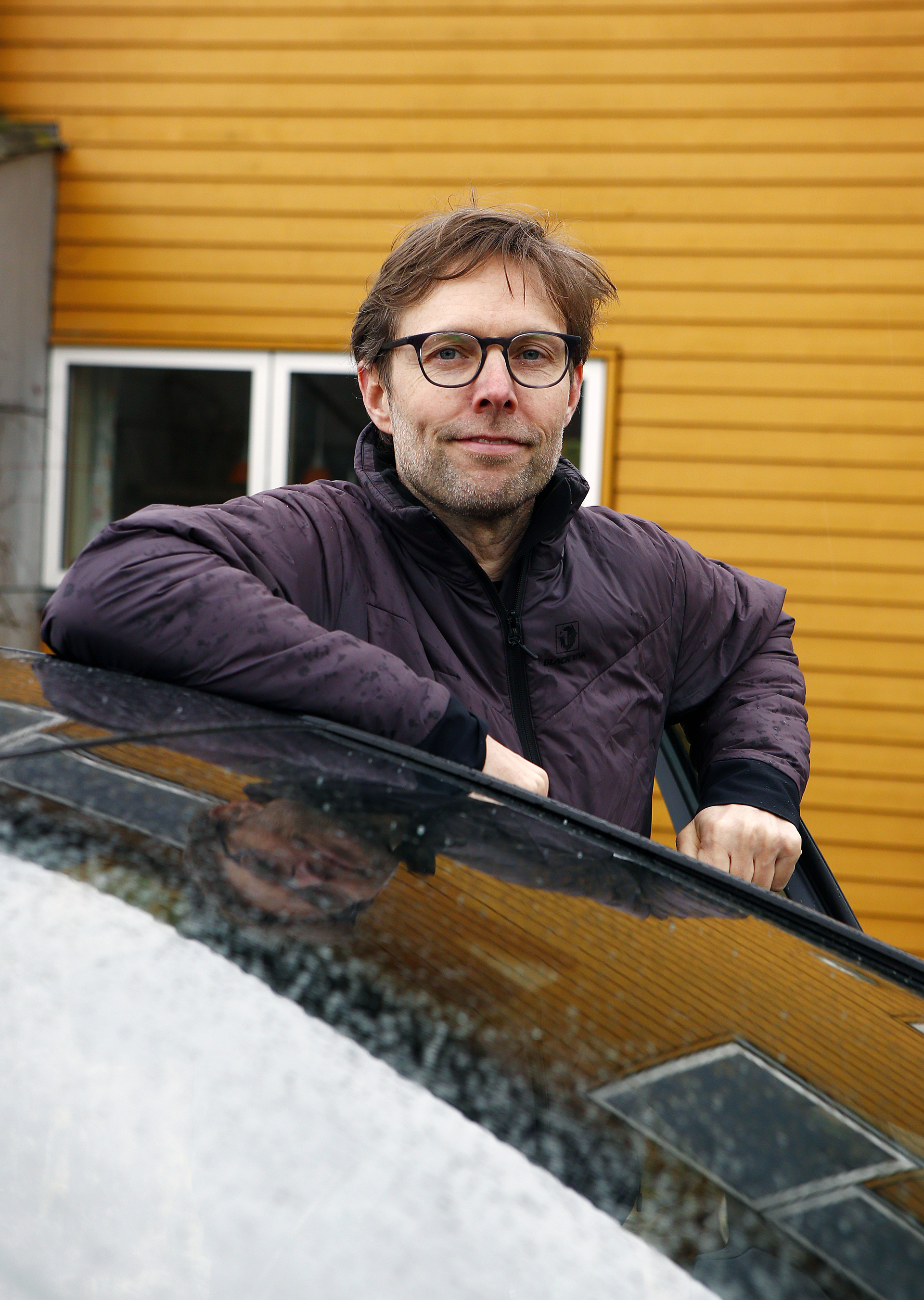 Andelshaver Søren Helbo Skaarup solgte sin bil og slipper for vedligeholdelse, nu da han har meldt sig ind i delebilklubben.
