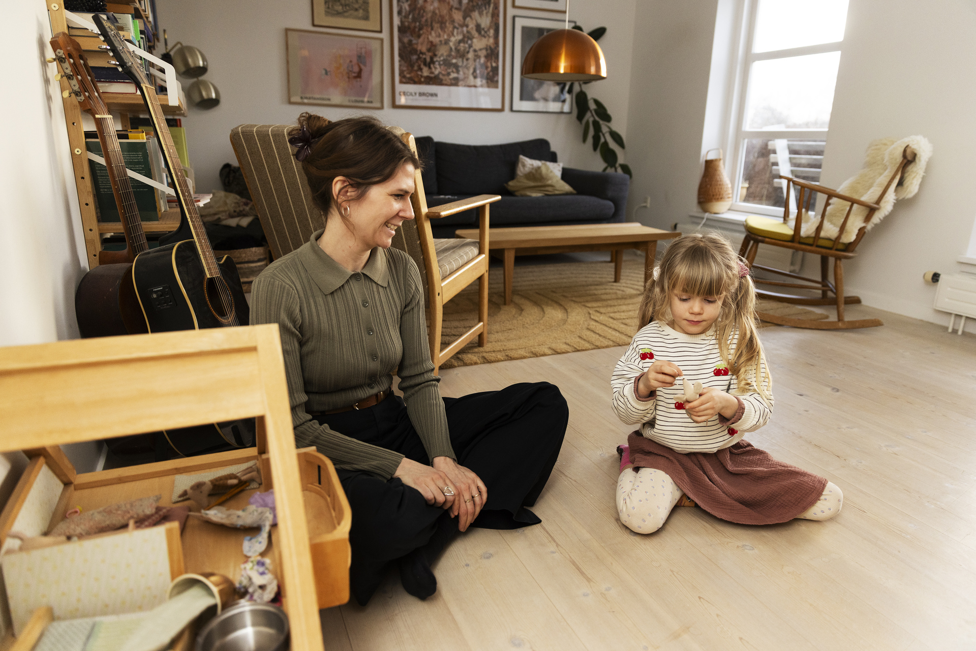 Boligerne i A/B Fælleden er store nok til, at andelshaverne også kan trække sig tilbage, hvis der er behov for det.