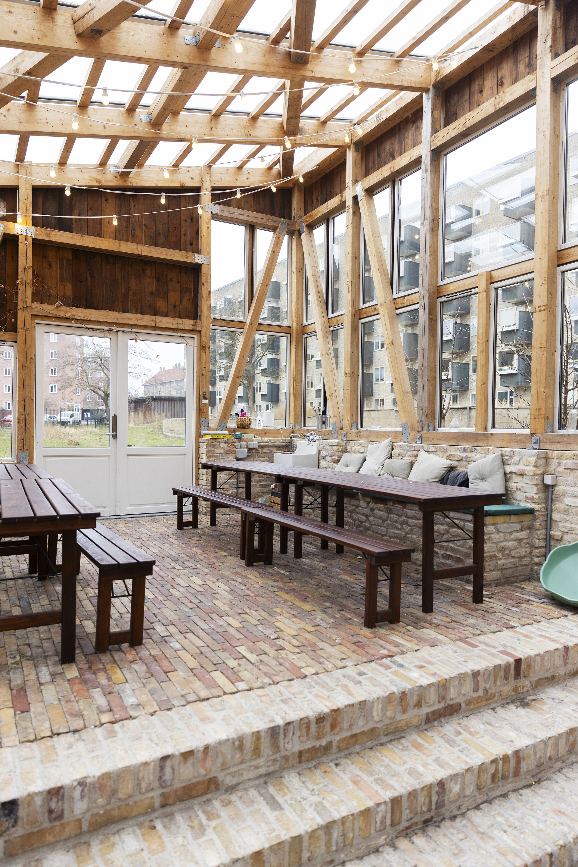 10.000 mursten er genbrugt fra det gamle Rigshospital.