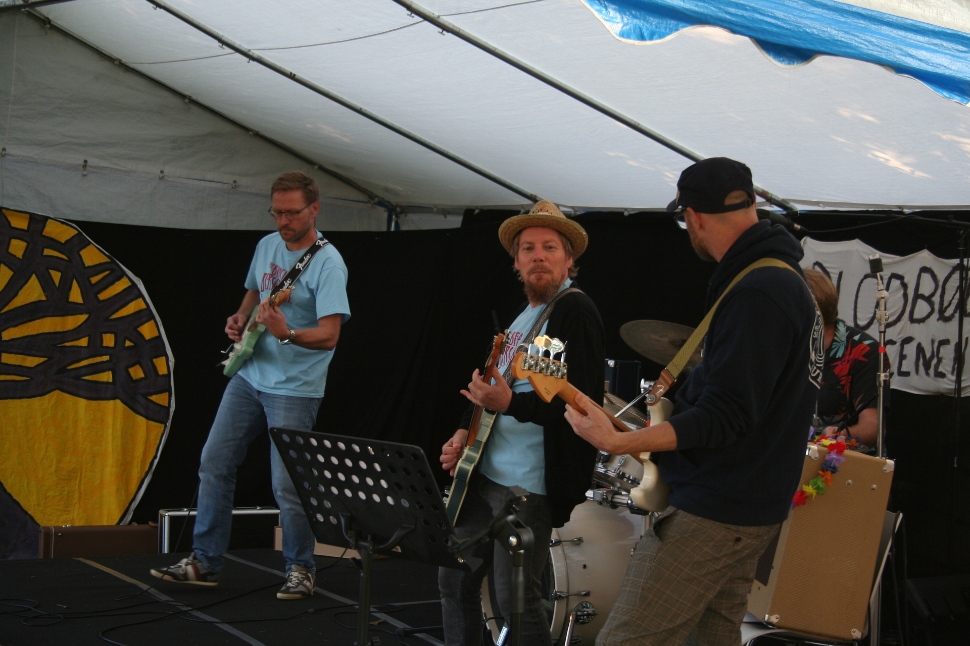 Mange bands fik fornøjelsen af at spille op til dans for Skødstrup borgerne, som besøgte den nye kulturfestival.