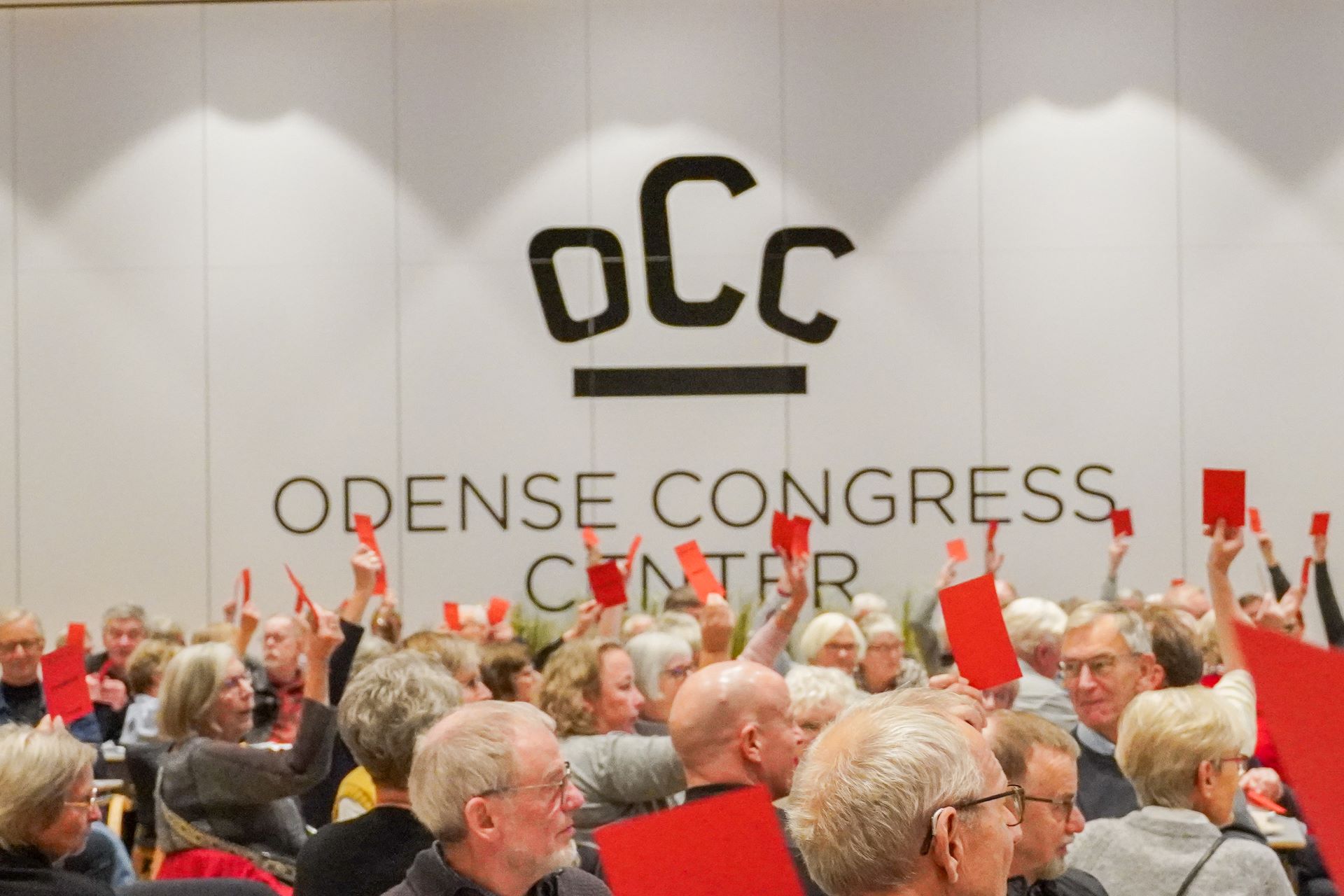 Stemmesedler rækkes i vejret