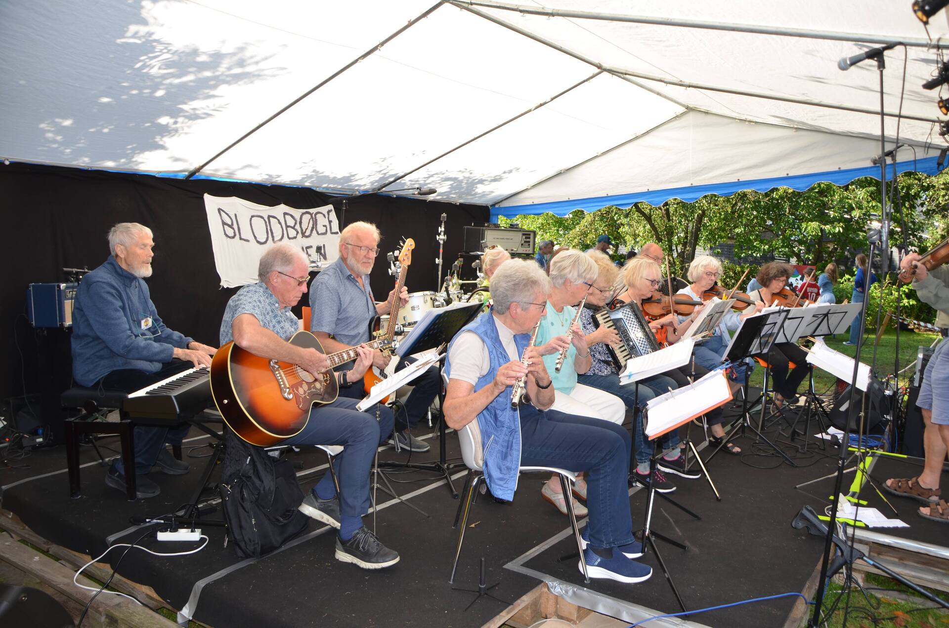 "Under Blodbøgen" havde musik for enhver smag, og bliver forhåbentligt en tilbagevendende begivenhed for borgere i Skødstrup.